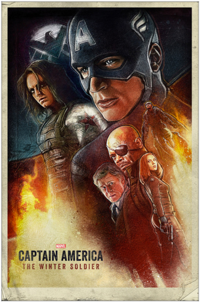 CAPTAIN AMERICA THE WINTER SOLDIER by Paul Shipper