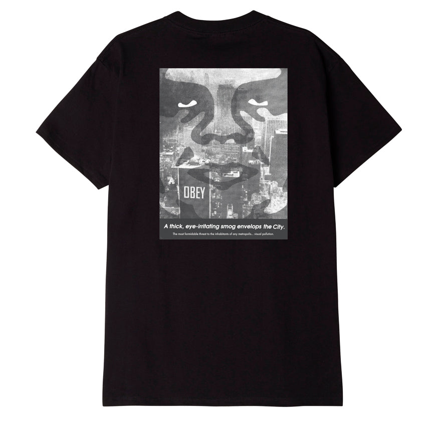 OBEY NYC SMOG CLASSIC TEE black