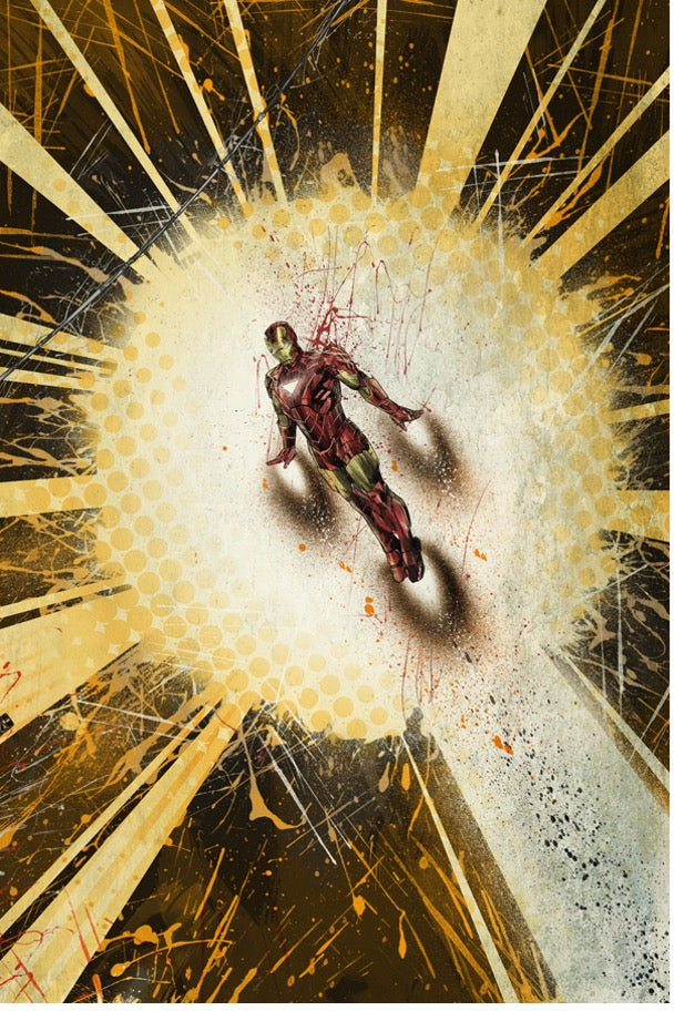 IRON MAN   TRIPTYCH “SMACKDOWN SET” by John Valderrama