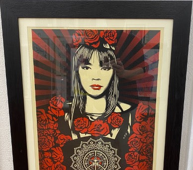 ROSE GIRL by Shepard Fairey