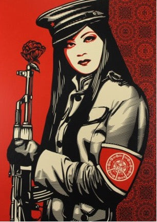 Peace Guard signed print by Shepard Fairey