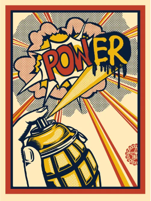 POW (ER) by Shepard Fairey