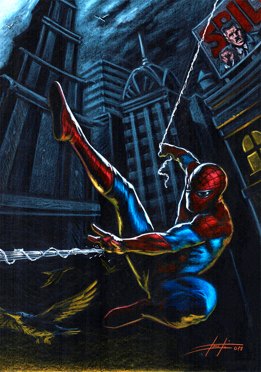 STAMPA ARTISTICA "SPIDERMAN" BY LUCA STRATI